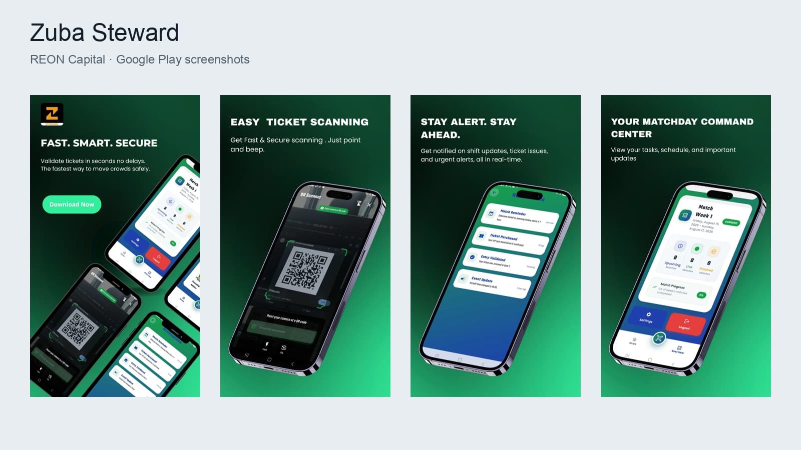 Zuba Steward: Matchday Ticket Verification product overview
