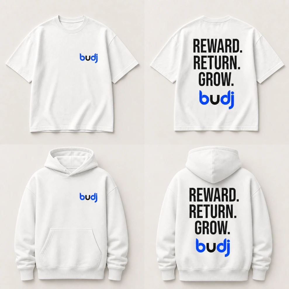 Reward. Return. Grow. — White