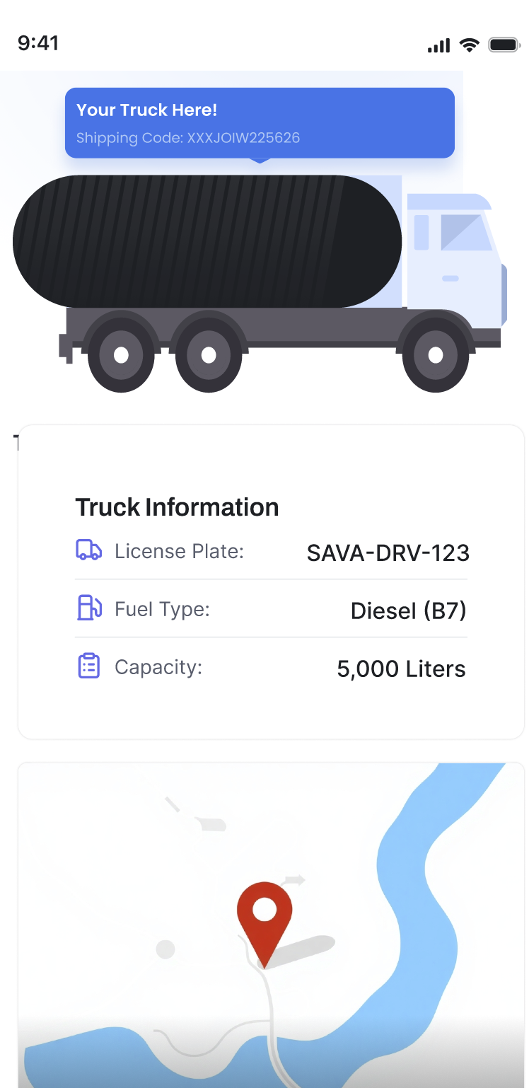 Sava truck interface